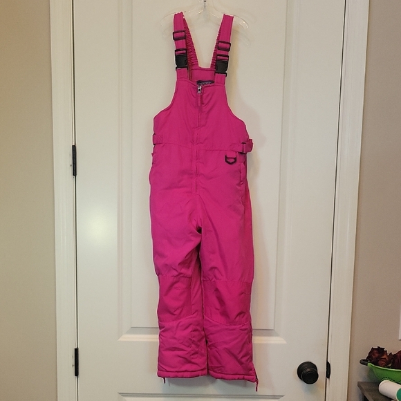 Cherokee Other - Snow Overalls Girl 6X Pink Zip Adjustable Straps CHEROKEE